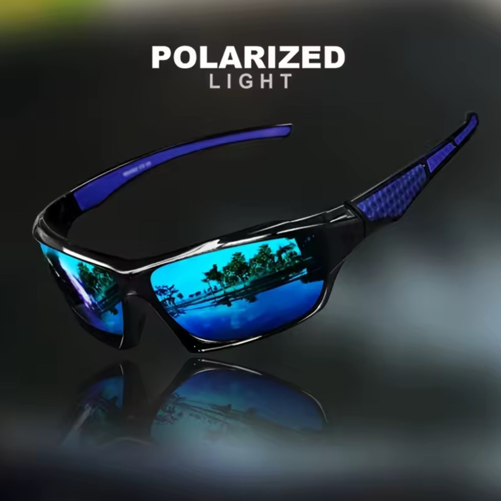 3PCS Polarized Sports Sunglasses Men Women Fishing Running Cycling UV400 Shades - Picture 2 of 9
